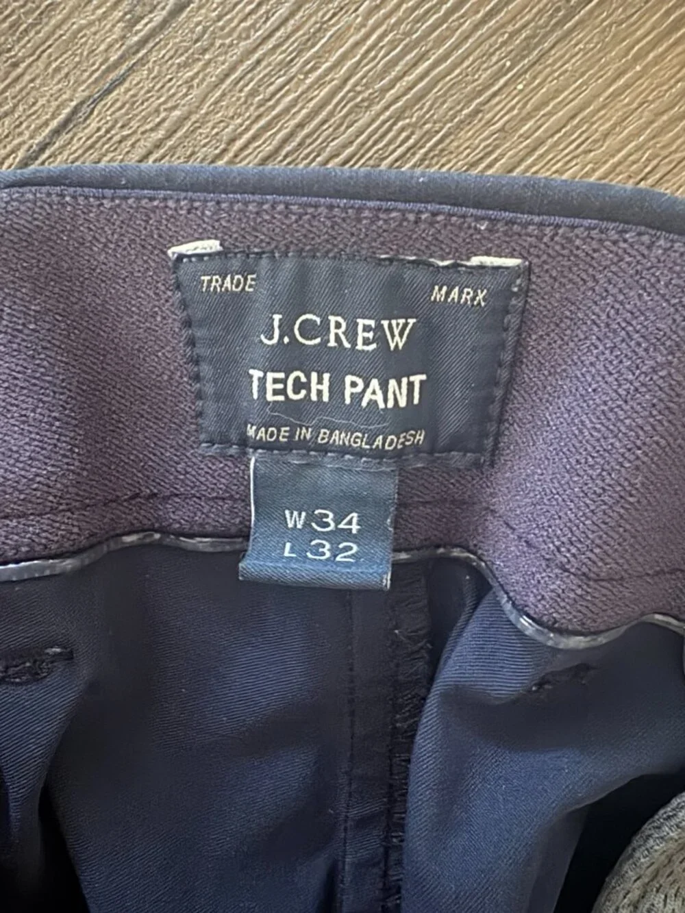J. Crew Men's 1040 Athletic Tapered-fit tech pant